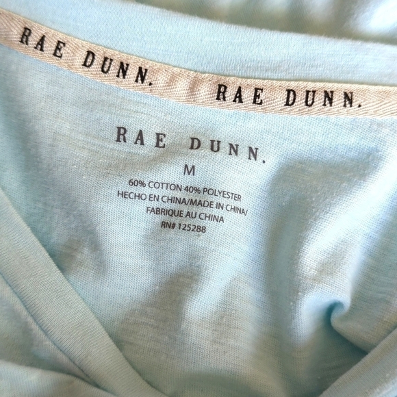 Rae Dunn Women's Future Mrs Short Sleeve T-Shirt Tiffany Blue Size M - Picture 6 of 10